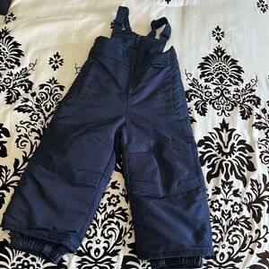 Navy blue snow pants